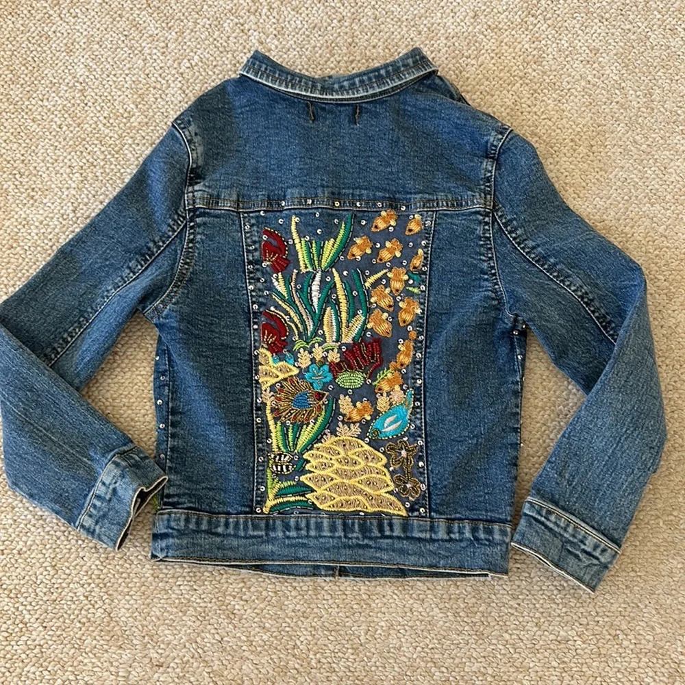 Antica Sartoria by Giacomo Cirque Jean Jacket - Picture 4 of 5